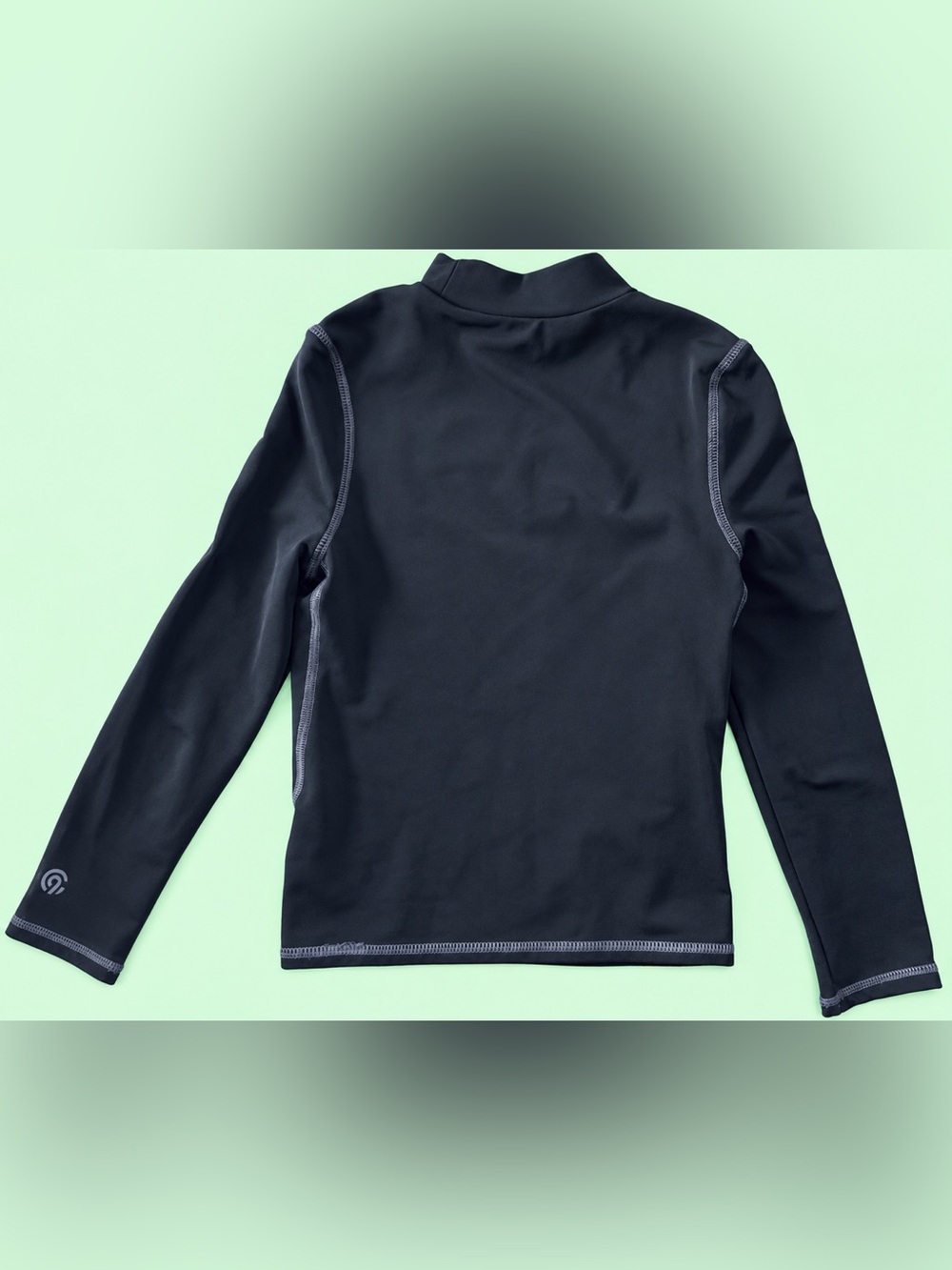 KIDS C9 by Champion Black Long Sleeve Dry / Wet Fitted Compression Swim Top - S